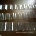 Transparent polycarbonate corrugated wave plastic roofing sheet